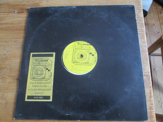 Preview of the first image of The Clash This Is Radio Clash Rare 4 Track 12" Single Vinyl.