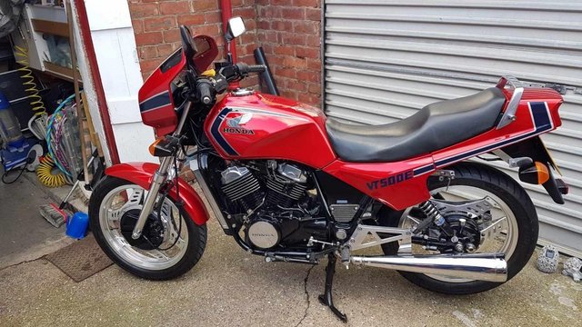 Preview of the first image of immaculate honda vt500ef 1988for sale.