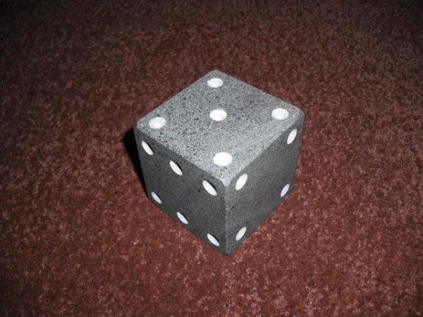 Image 1 of Dice paperweight ornament for sale