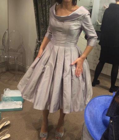 Image 2 of Ian Stuart Grey Pearl mother of the bride occasion dress