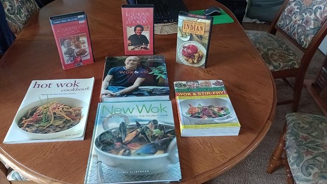 Image 1 of Wok Cooking cook books And Videos
