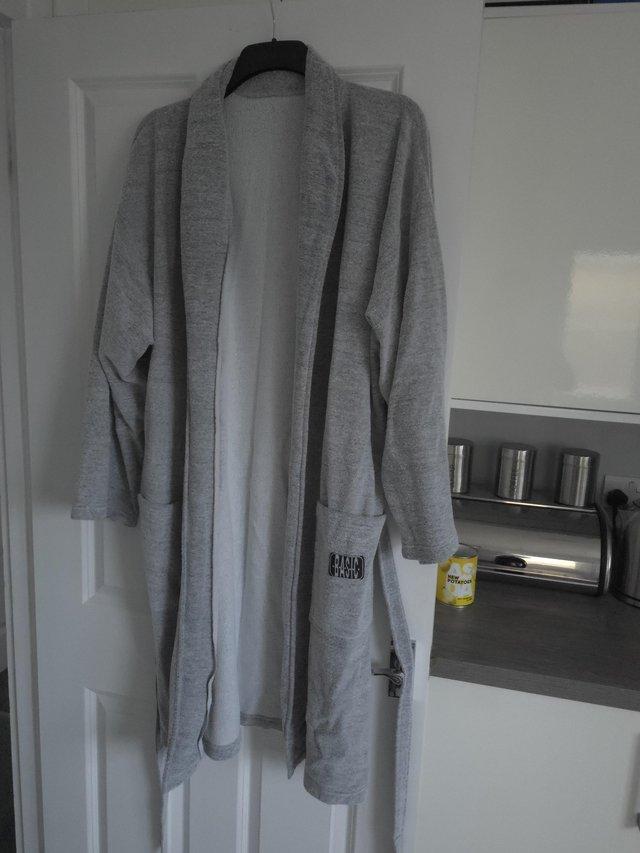 Mens Grey Dressing Gown
