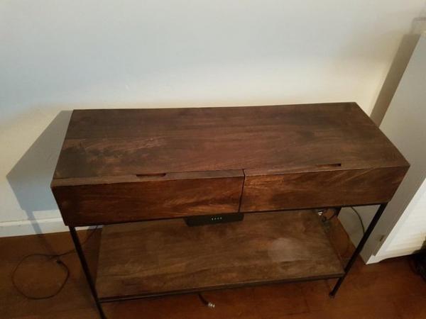 Image 1 of Pascal Console Table Stained Mango Wood