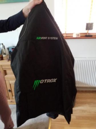 Image 1 of Motorbike jacket armoured waterproof lined, used twice cordu