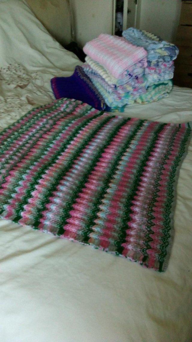 Preview of the first image of Baby Blankets / Knee blankets proceeds to St Peters Hospice.