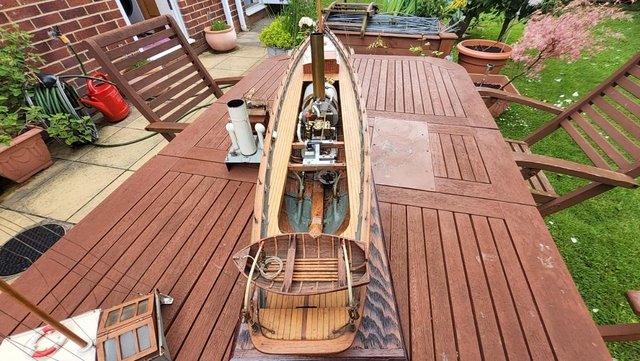 Image 33 of Model boat live steam,45 inch museum quality steam yacht