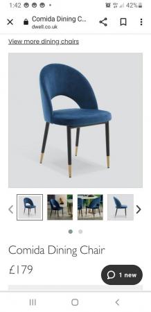 Image 7 of Dwell designer COMIDA dining chairs