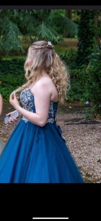 Image 3 of prom dress for sale -blue