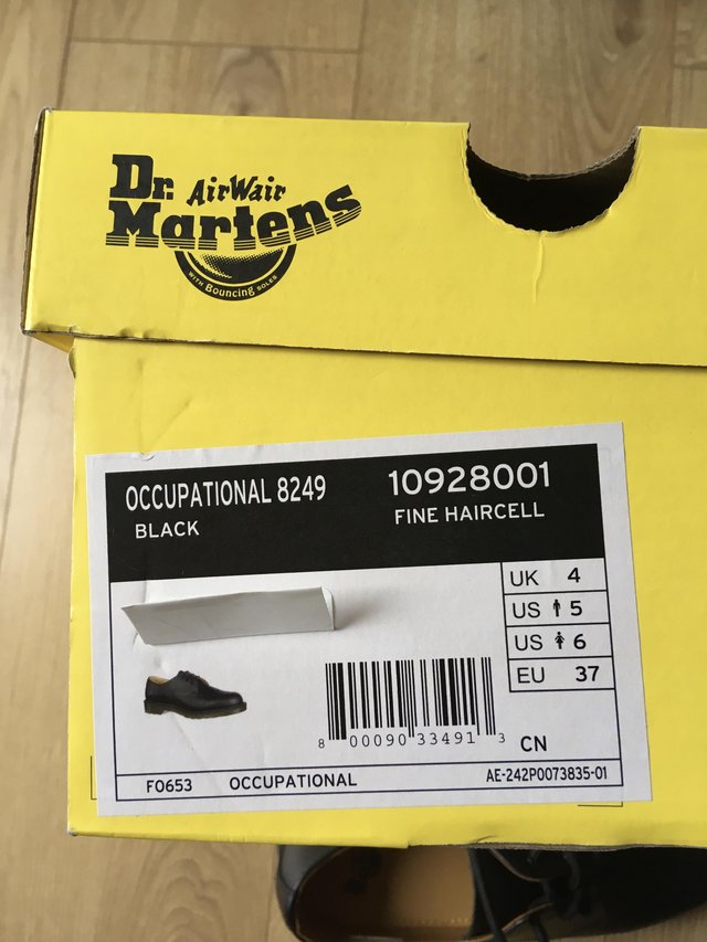 Preview of the first image of Ladies Dr Martens lace up shoes.