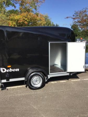 Image 2 of DEBON CARGO 1300 BOX TRAILER with Full Ramp/ Barn Door