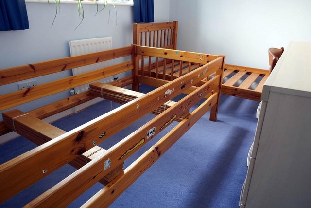 Image 2 of Solid Pine Bunk Beds for children or adults