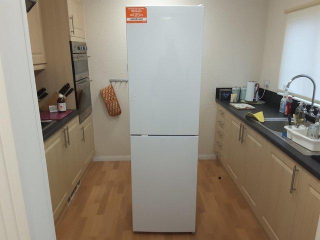 Preview of the first image of BRAND NEW LARGE CAPACITY INDESIT FRIDGE FREEZER..
