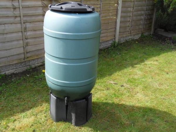 Image 1 of black 220 ltr Compost bin