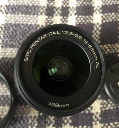 Image 3 of Pentax da 18-55 kit lens with filter