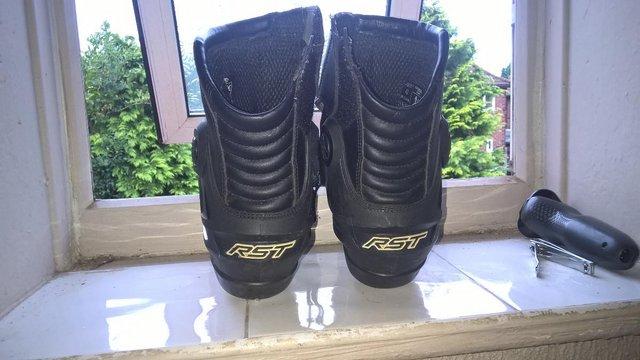 Image 1 of RST Shorty Motorbike Boots Size 9