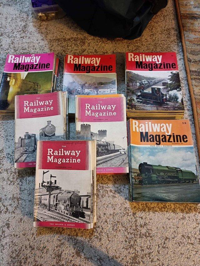 Preview of the first image of FREE - yes THE RAILWAY MAZAGINE=1950-1973 FREE FREE FREE.