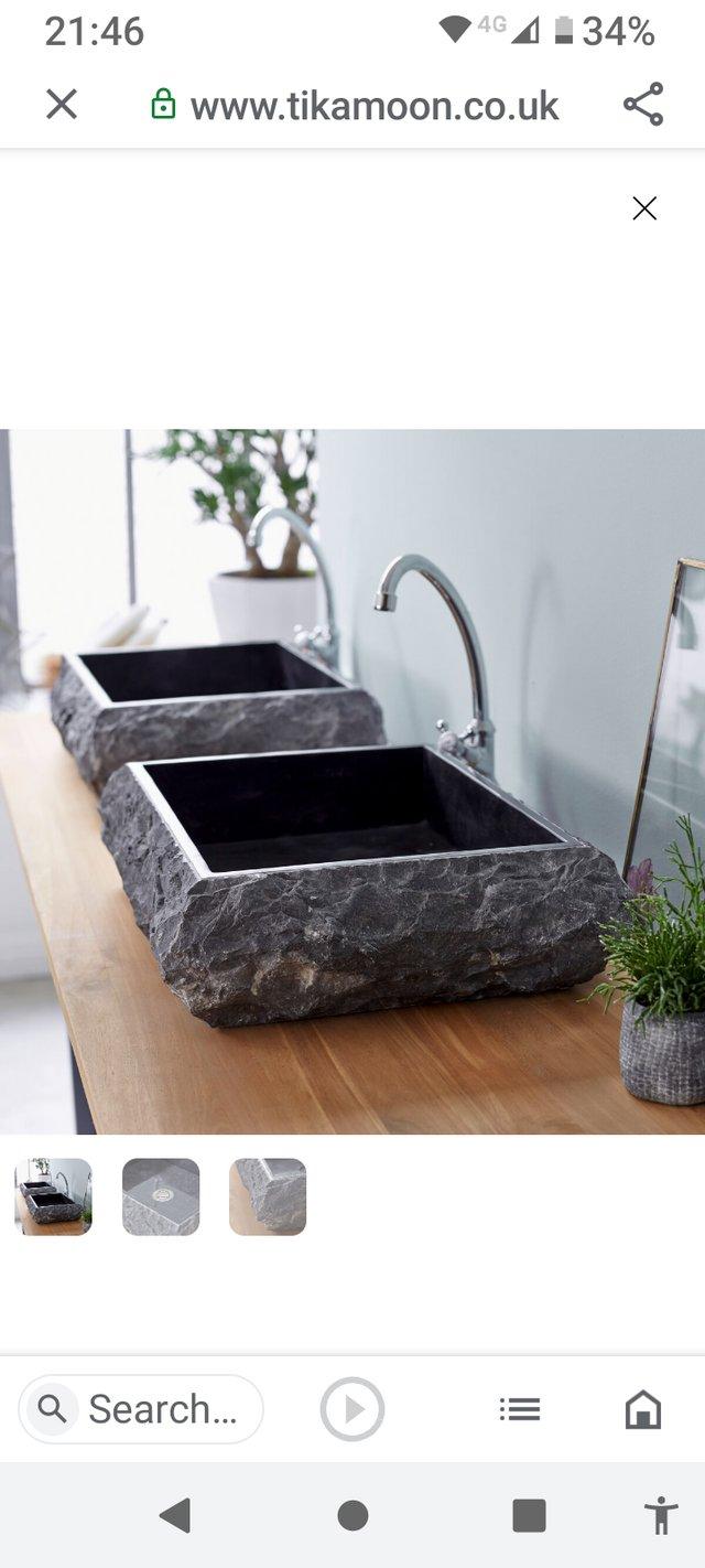 Preview of the first image of Real marble bathroom sink tickamoon.