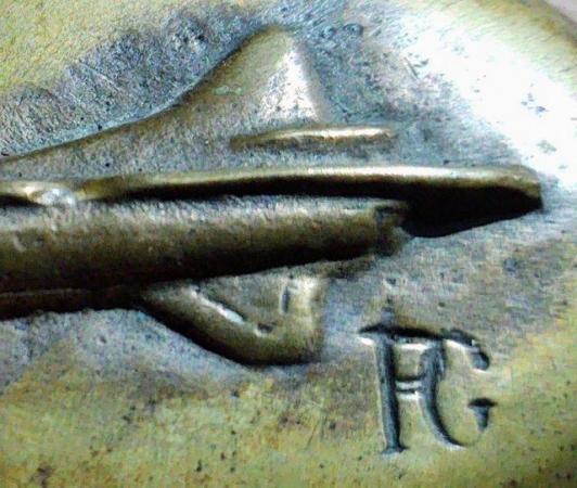 Image 2 of A Small Fighter Plane Aircraft Bronze/Brass sculpture type O