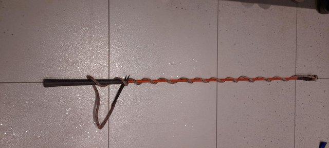 Preview of the first image of lunge whip 2 piece sturdy handle.