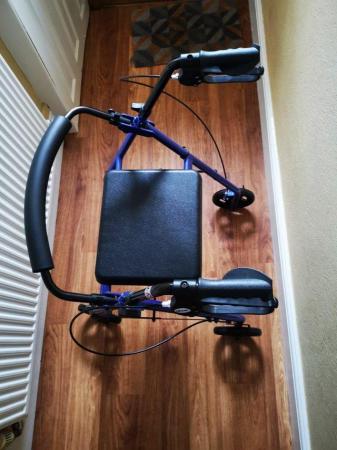 Image 2 of 4 Wheeled Walker c/w seat and under seat bag