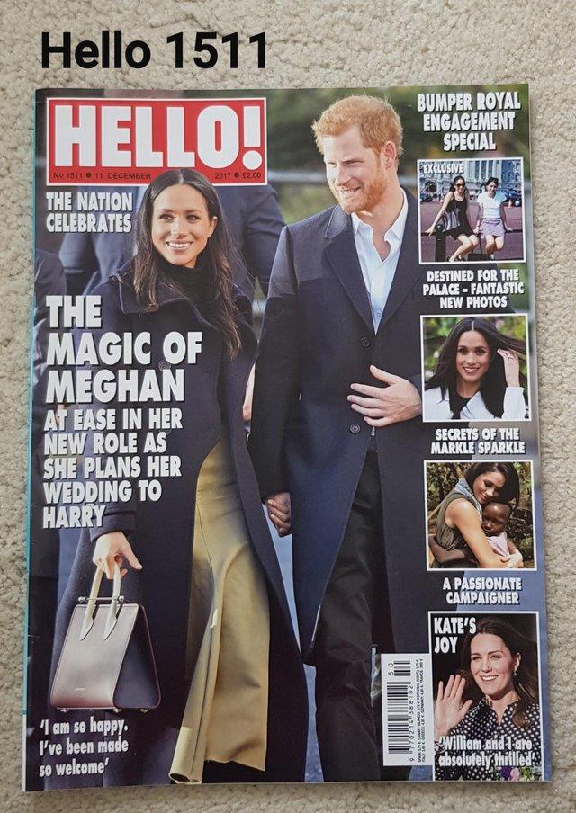 Preview of the first image of Hello Magazine 1511 - Engagement Special - Harry & Meghan.