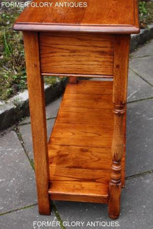 Image 29 of SOLID OAK HALL LAMP PHONE TABLE SIDEBOARD DRESSER BASE STAND