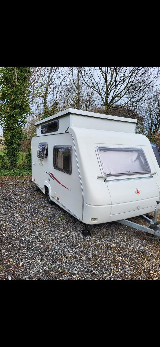 Preview of the first image of 2006 Trigano Rubis 340 Pop Top Caravan.
