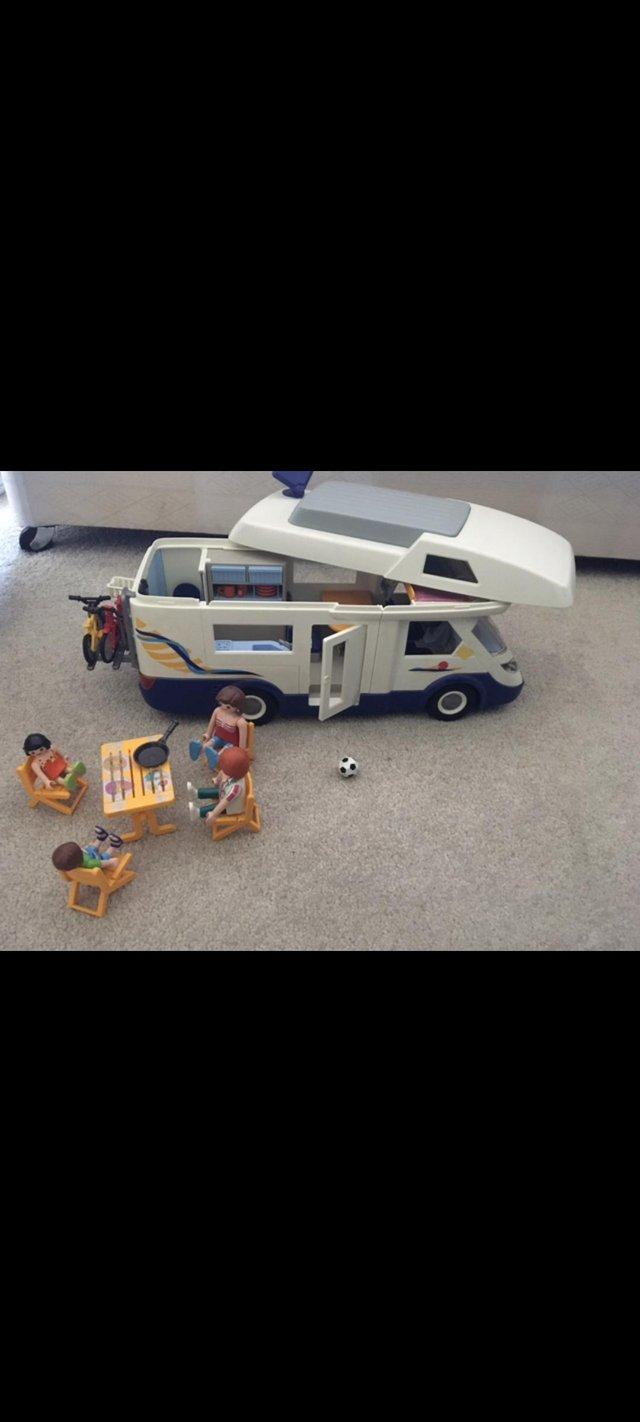 Preview of the first image of Playmobil Campervan with accessories.