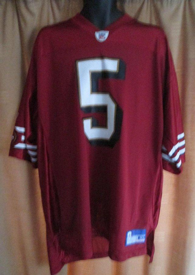 Preview of the first image of Vintage San Fancisco 49ers Jersey - GARCIA Size XL.