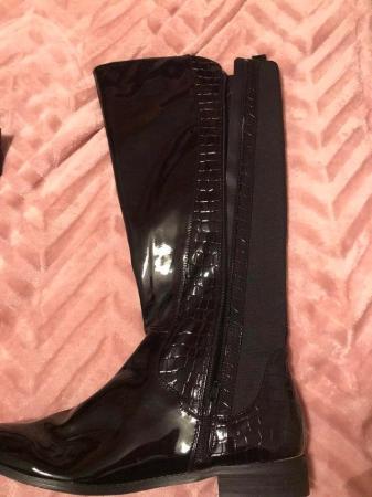 Image 2 of Black Knee length boots new size 7