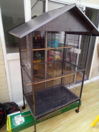 Image 1 of Very large bird cage for sale.REDUCED