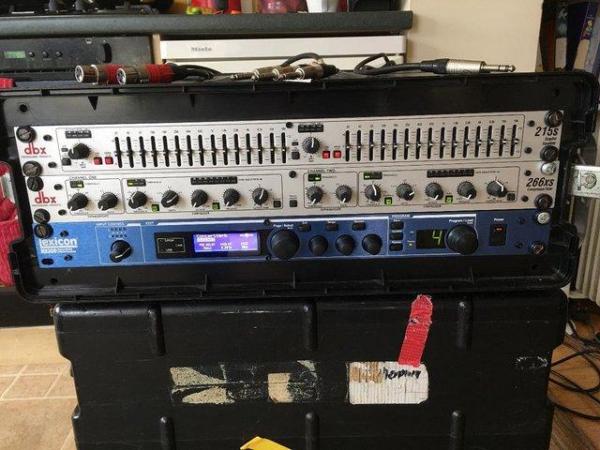 Image 3 of FX Rack containing Lexicon MX300 DBX 266XS and DBX 215S