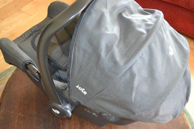 Image 7 of Joie Classic baby carrier 0-13 Infant Carrier grey with hood