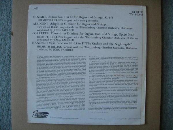 Image 3 of Albinoni & Corrette & Handel & Mozart - LP– Turnabout–TV 3