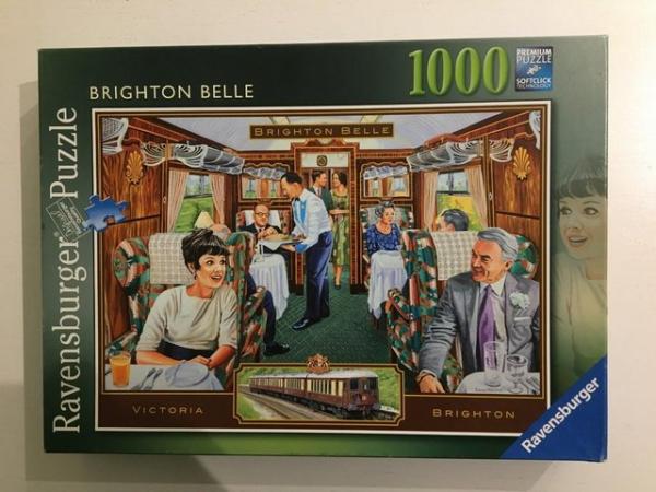 Image 2 of Ravensburger 1000 piece jigsaw titled Brighton Belle.