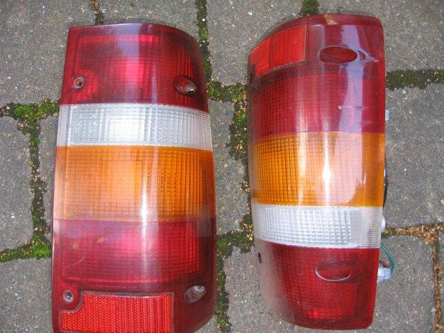 Preview of the first image of Vauxhall Frontera rear light clusters..