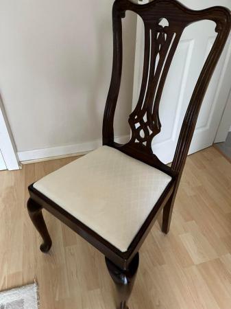 Image 2 of Elegant upholstery period mahogany DiningRoom Suite