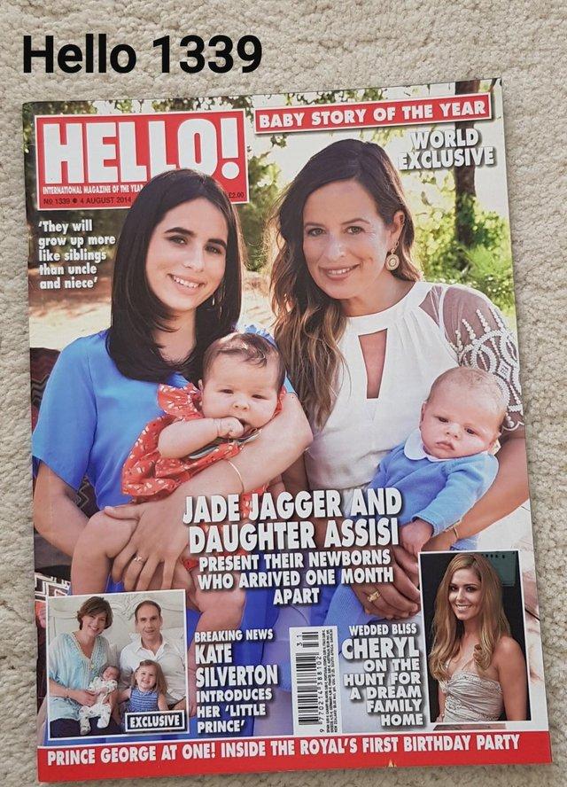 Preview of the first image of Hello Magazine 1339 - Jade Jagger & Daughter Assisi.