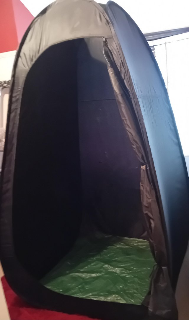 Preview of the first image of Spray tan/ furniture painting large pop up tent.