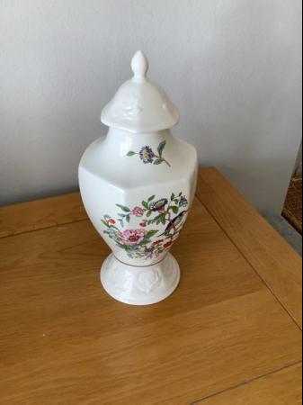 Image 1 of Aynsley vase with removable lid