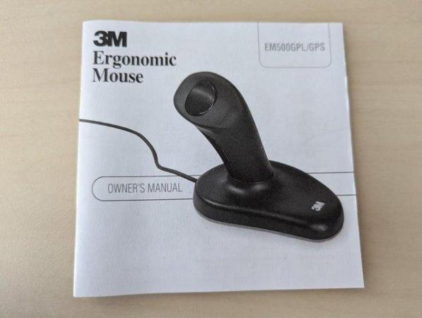 Image 1 of 3M Ergonomic Mouse Model No EM500GLP/GPS