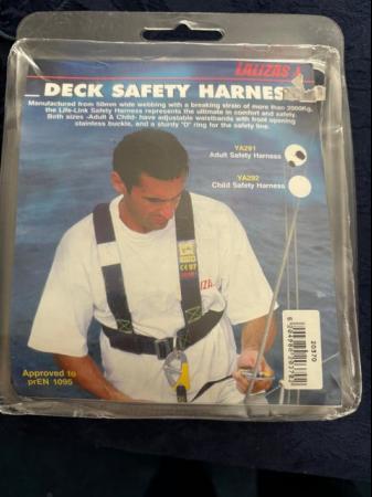 Image 2 of Deck safety harness, and double safety line unused