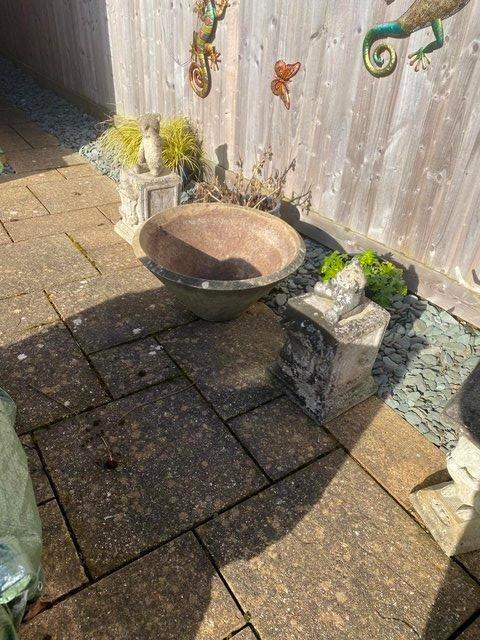 Preview of the first image of Garden ornaments/pots.prices vary from £5.-offers considered.