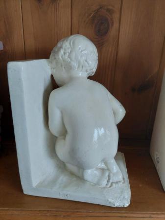 Image 7 of Cherub French antique bookends