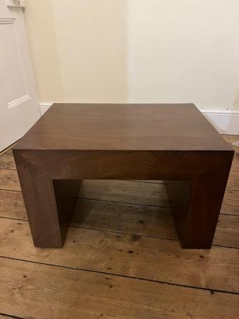 Image 2 of Solid Heavy Wood Coffee Table