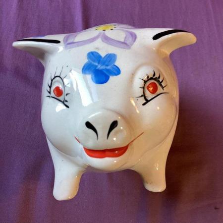 Image 3 of Vintage Arthur Wood Ceramic Piggy Bank