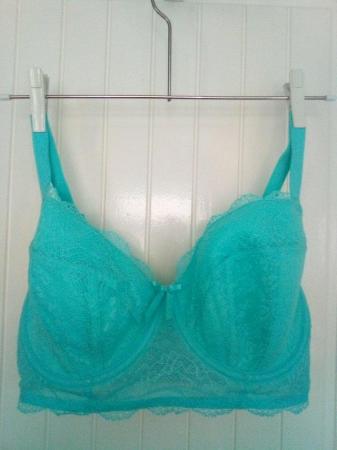 Image 2 of Freya bra - turquoise 32FF lacey but supportive