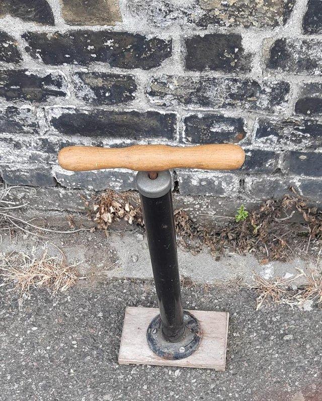 Preview of the first image of 1970s / Vintage bicycle track pump - needs slight attention.