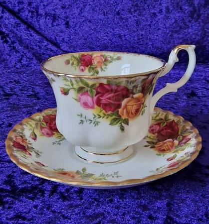 Image 2 of Set of 6/Old Country Roses/Royal Albert/Bone China/Teacups