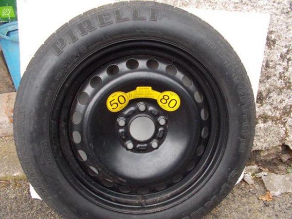 Image 1 of Pirelli 125 85 R16 tyre off a Volvo Space saver wheel & Tyre